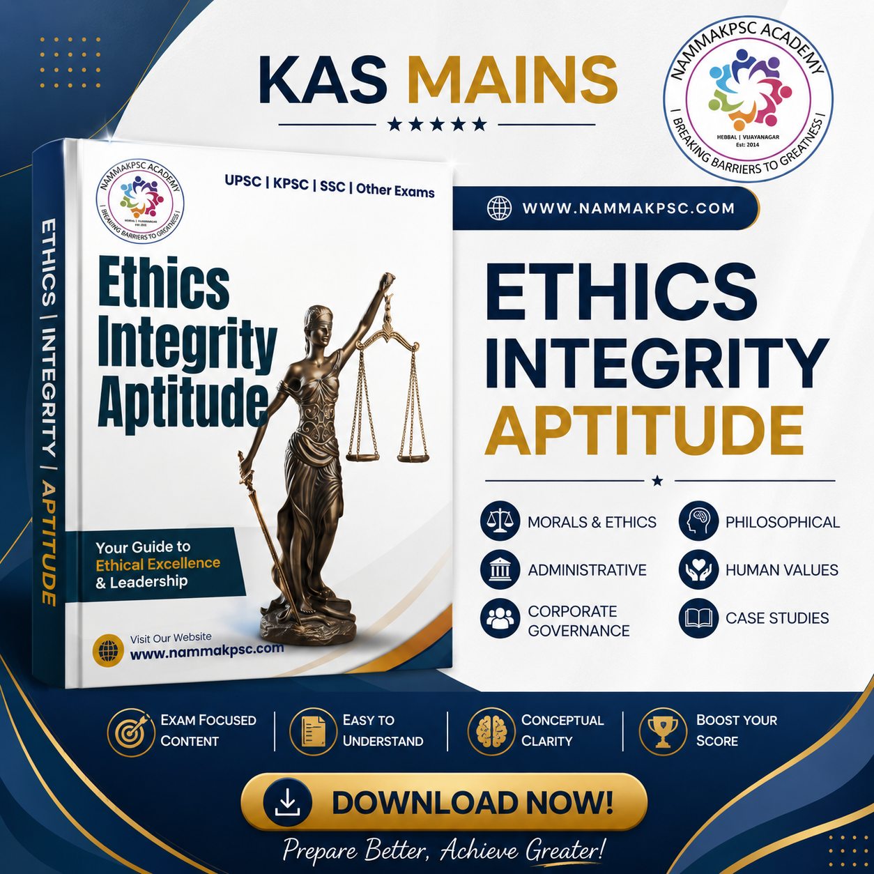 ETHICS (GS:4) Mains [E-Copy] for KAS Mains