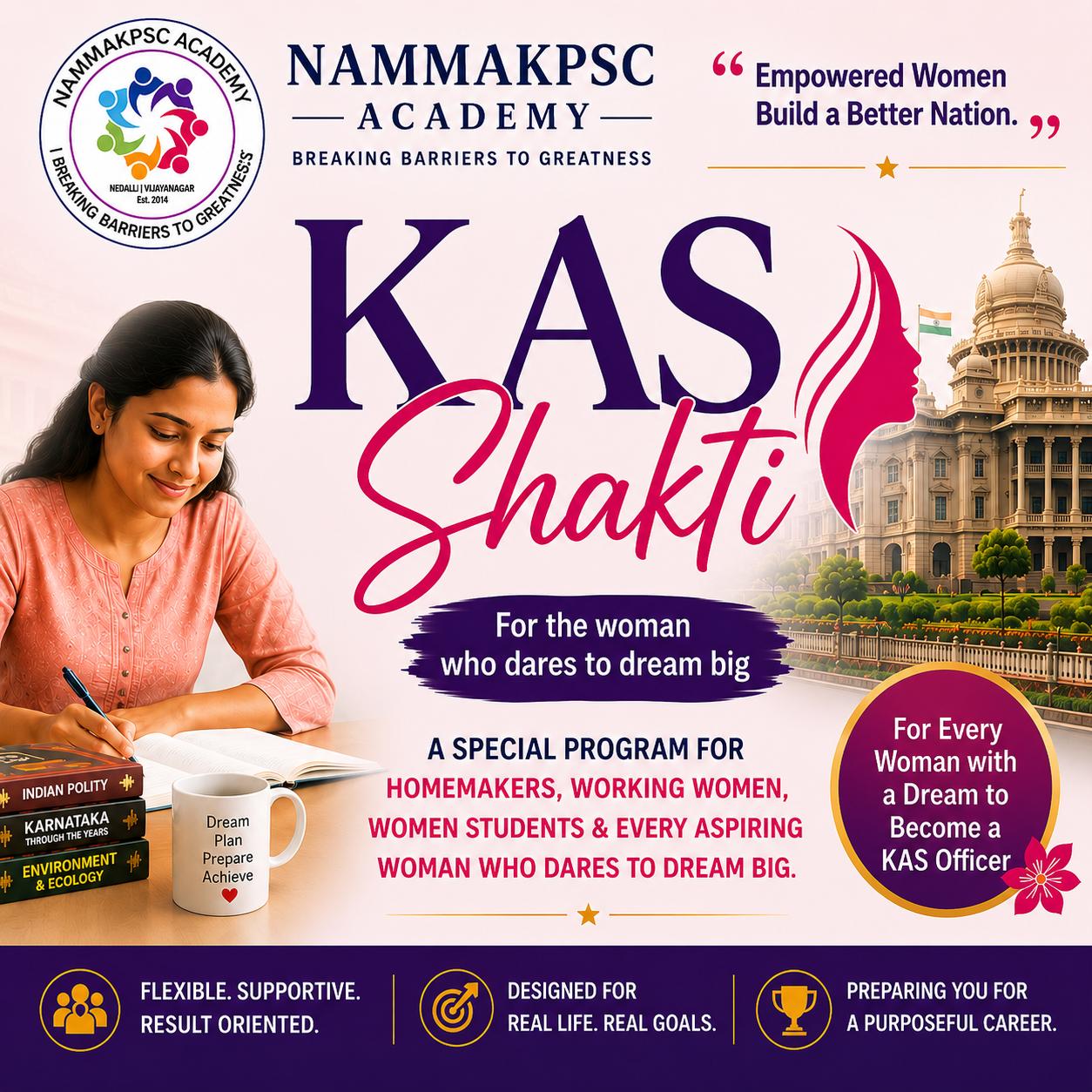 KAS Shakti – Exclusive KAS Preparation Program for Women | NammaKPSC Academy