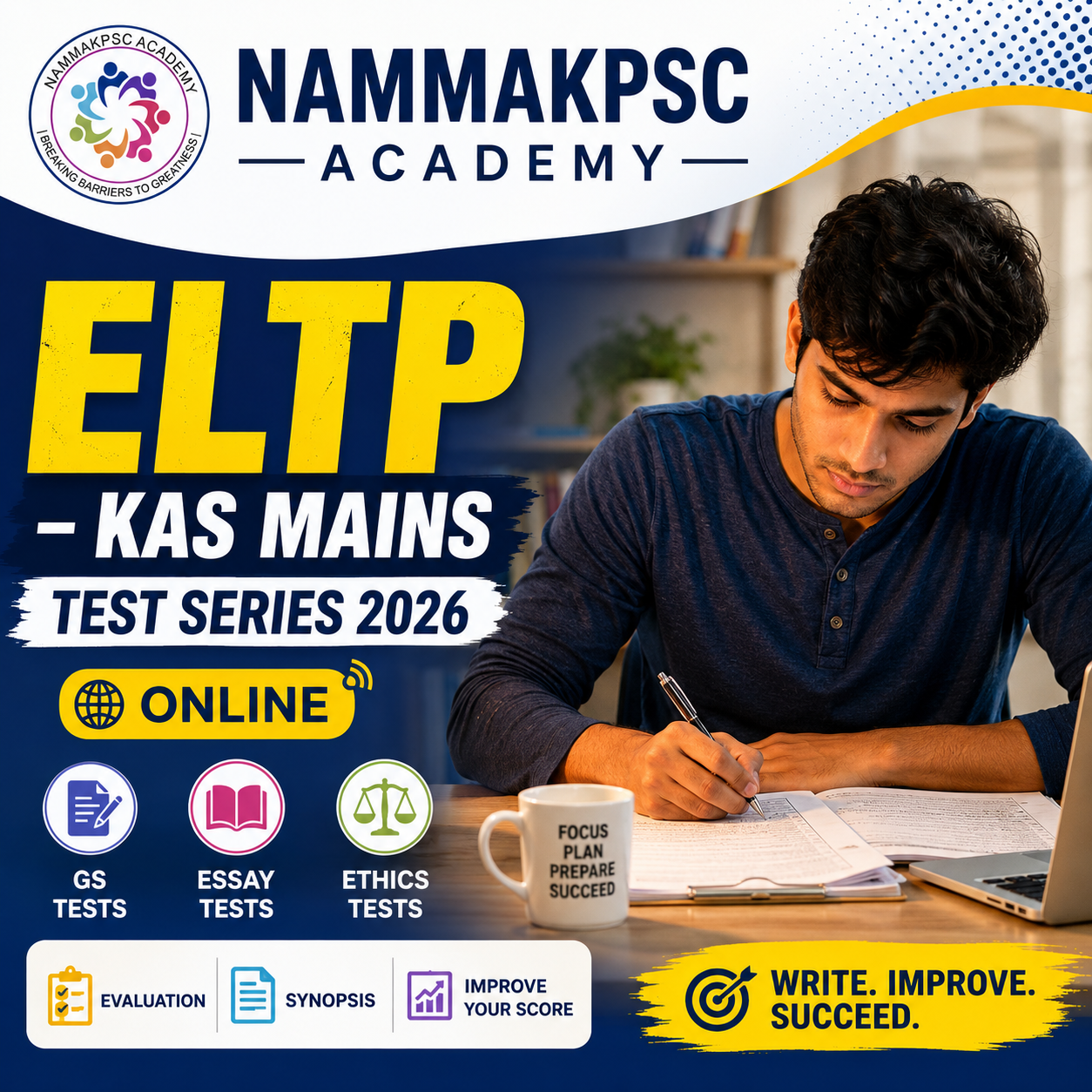 ELTP – KAS Mains Test Series 2026 (Online) 