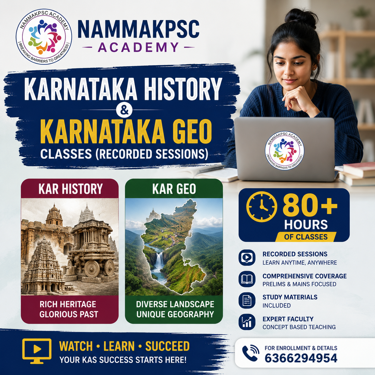 KARNATAKA HISTORY & KARNATAKA GEOGRAPHY - Recorded Classes