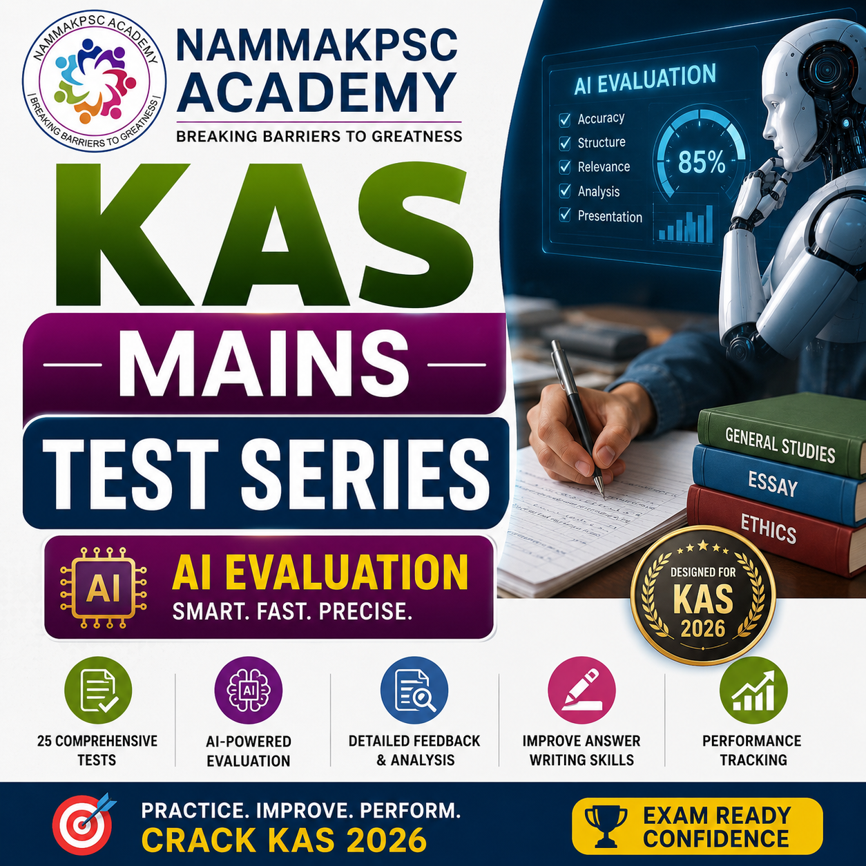 KPSC KAS 2026 MAINS TEST SERIES - AI EVALUATION
