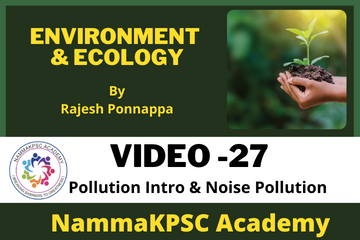 Video 27- Pollution Intro & Noise Pollution