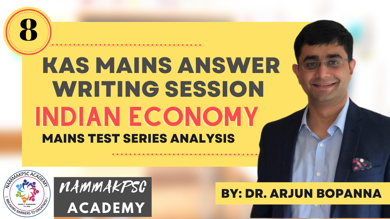 Mains Answer Writing Class – 8 | Indian Economy